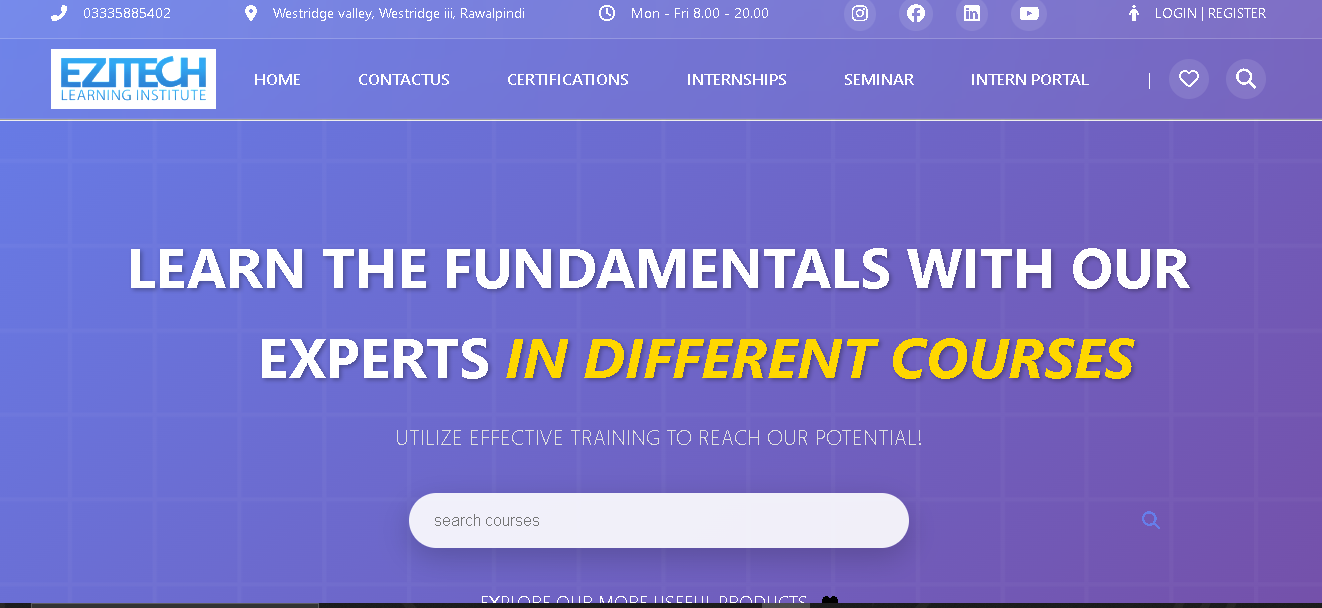 Ezitech Company Site